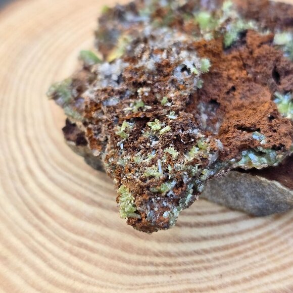 Rare Plumbogummite Crystal | Green-Yellow Mineral Specimen | 65g - Picture 4 of 15